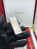 ARW 1:1 Perfect Replica 2019 New Style Cartier Classic Fusion Sliver Lighter Cartier 316 Stainless Steel  Jet Lighter
